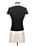 Angie Black Short Sleeve Top Size S - photo 2