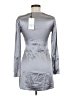 Zara Metallic Silver Casual Dress Size S - photo 2