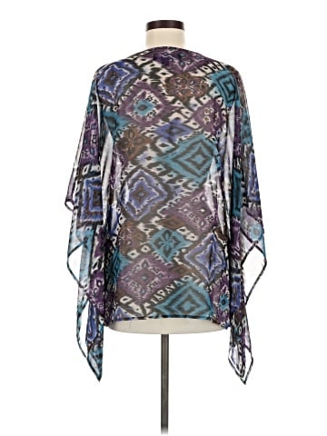Susan Graver Short Sleeve Blouse (view 2)