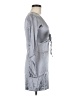 Zara Metallic Silver Casual Dress Size S - photo 4