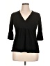 Ann Taylor LOFT Black Pullover Sweater Size XL - photo 1