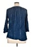 Studio West 100% Rayon Blue 3/4 Sleeve Blouse Size 1X - photo 2