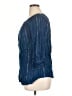Studio West 100% Rayon Blue 3/4 Sleeve Blouse Size 1X - photo 5