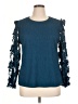 Alice Blue Teal Long Sleeve Blouse Size 1X - photo 1