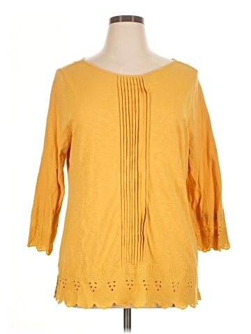 Charter Club 3/4 Sleeve Blouse (view 1)