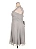 Speechless 100% Polyester Solid Gray Cocktail Dress Size XL - photo 5