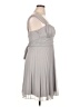 Speechless 100% Polyester Solid Gray Cocktail Dress Size XL - photo 4