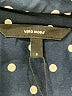 Vero Moda 100% Polyester Polka Dots Black Blue Long Sleeve Blouse Size S - photo 7