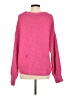 Free People Solid Pink Pullover Sweater Size S - photo 2