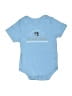 Garb 100% Cotton Blue Short Sleeve Onesie 12-18 MO / 18 MO - photo 1