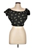 Heartbreaker Black Short Sleeve Top Size 10 - photo 1