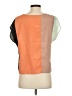 Chloe K 100% Polyester Color Block Orange Short Sleeve Top Size S - photo 2