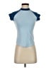 Pilcro Blue Short Sleeve Turtleneck Size XXS - photo 1