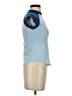 Pilcro Blue Short Sleeve Turtleneck Size XXS - photo 4