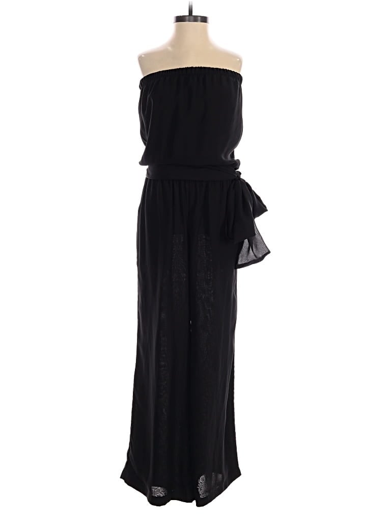 Pre-owned Aqua Jumpsuit In Black