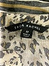 Zac & Rachel Animal Print Tan 3/4 Sleeve Blouse Size M - photo 7