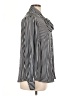 Liz Claiborne 100% Polyester Stripes Black Long Sleeve Blouse Size XL - photo 4