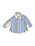Ralph Lauren Stripes Blue Long Sleeve Button-Down Shirt 0-3 MO / 3 MO - photo 1
