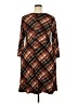 North Style Argyle Brown Casual Dress Size 18 - photo 2
