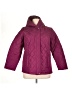 Appleseeds 100% Polyester Argyle Purple Burgundy Jacket Size XL Petite - photo 1