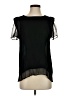 Ella Moss 100% Rayon Black Short Sleeve Blouse Size S - photo 1