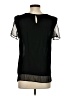 Ella Moss 100% Rayon Black Short Sleeve Blouse Size S - photo 2