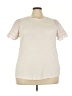 Torrid Solid Ivory Short Sleeve Top Size 3X Plus (3) - photo 1