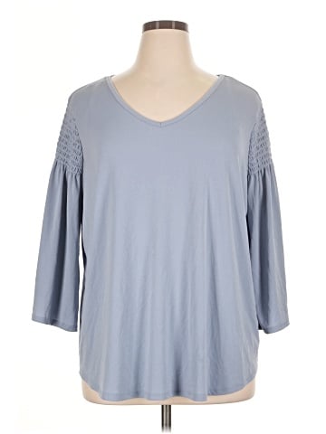 Evri 3/4 Sleeve Top (view 1)