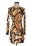 Shein Animal Print Brown Cocktail Dress Size XS - photo 1