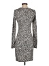 Leith Animal Print Gray Casual Dress Size S - photo 2