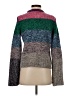 Zadig & Voltaire 100% Cotton Color Block Gray Purple Pullover Sweater Size S - photo 2