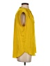 RACHEL Rachel Roy 100% Polyester Yellow Short Sleeve Blouse Size XS - photo 4