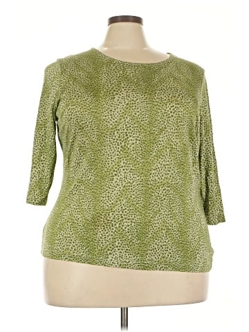 Lane Bryant 3/4 Sleeve T-Shirt (view 1)