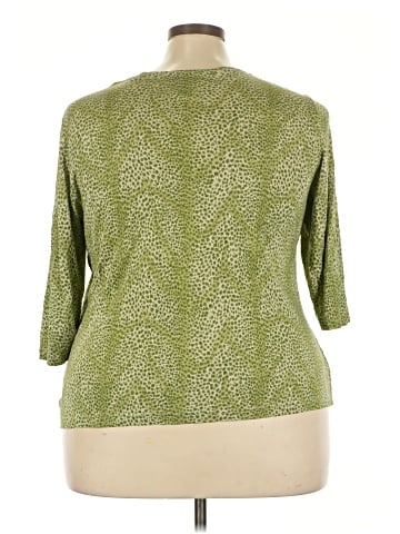 Lane Bryant 3/4 Sleeve T-Shirt (view 2)
