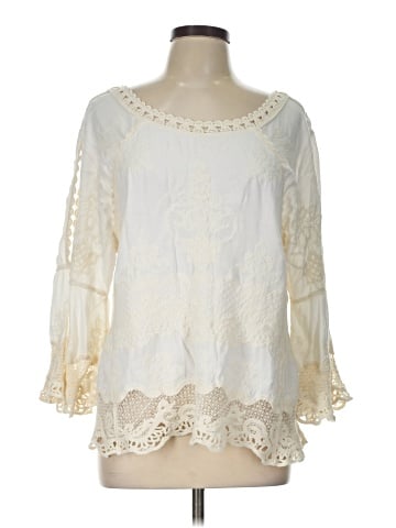 Democracy 3/4 Sleeve Blouse (view 1)