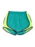 Nike Color Block Green Athletic Shorts Size S - photo 1