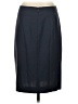 Theory Solid Blue Wool Skirt Size 4 - photo 2