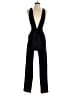 Blue Blush Solid Black Jumpsuit Size S - photo 1