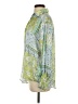 Zara Paisley Green Long Sleeve Blouse Size XS - photo 5