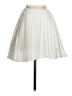 Unbranded 100% Polyester Solid White Formal Skirt Size S - photo 1