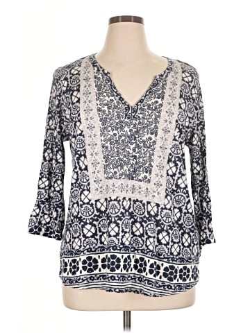 Lucky Brand 3/4 Sleeve Blouse (view 1)