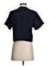 J.Crew 100% Polyester Blue Short Sleeve Top Size 2 - photo 2