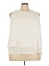 Apt. 9 100% Polyester Ivory Sleeveless Blouse Size 3X - photo 1