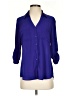 Express 100% Polyester Purple 3/4 Sleeve Blouse Size S - photo 1