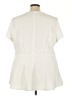 Lane Bryant Ivory Short Sleeve Blouse Size 26 - photo 2