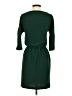 Zara Solid Green Casual Dress Size XS - photo 2