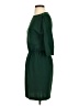 Zara Solid Green Casual Dress Size XS - photo 5