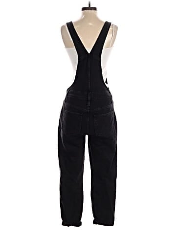 Madewell Skinny Overalls in Lunar Wash (view 2)