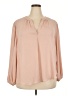 T Tahari 100% Polyester Pink Long Sleeve Blouse Size XXL - photo 1
