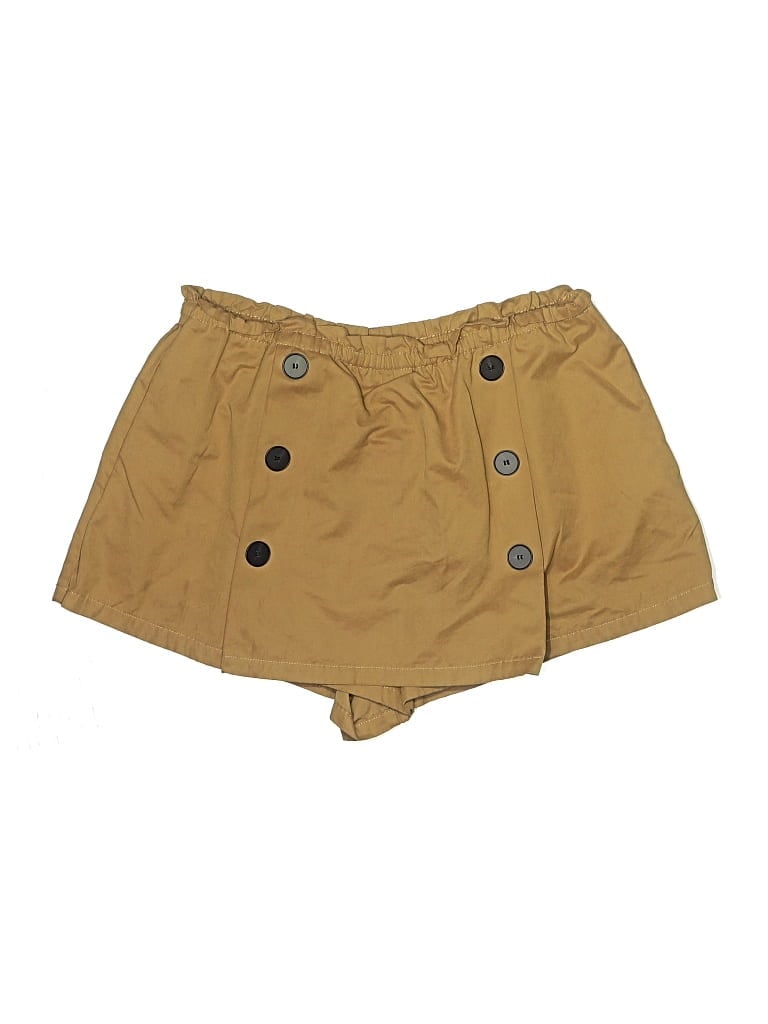 Pre-owned Zara Casual Skirt In Tan